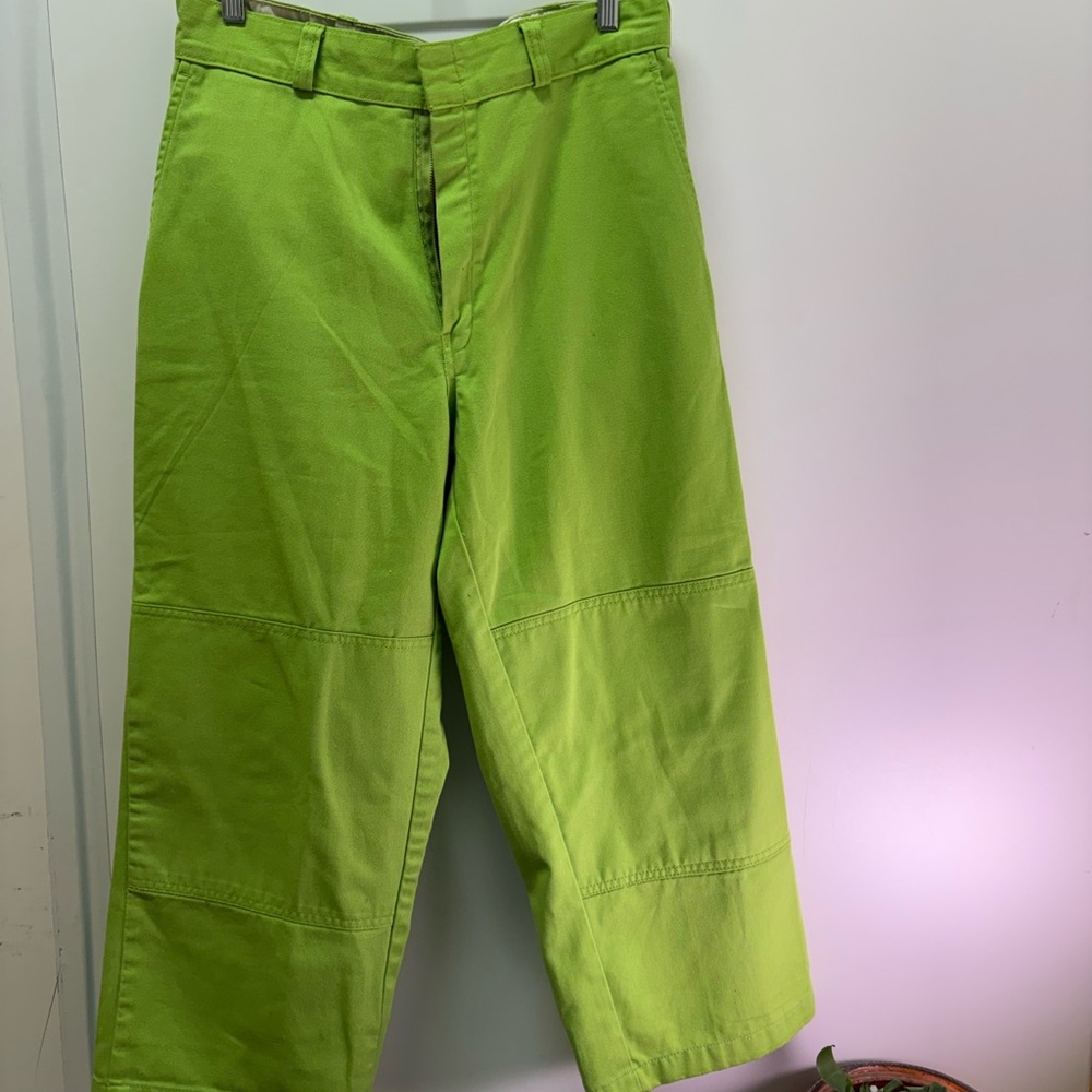 Vibrant Lime Green Men's Chinos